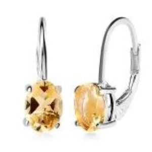 Petite Citrine Earrings